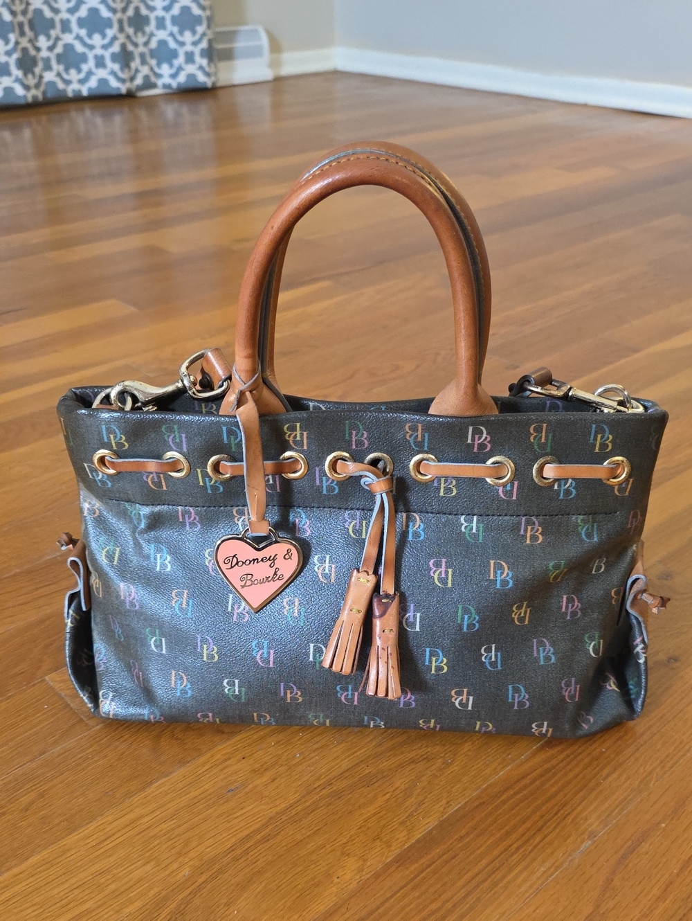 Vintage Y2K Dooney & Bourke Brown Multicolor